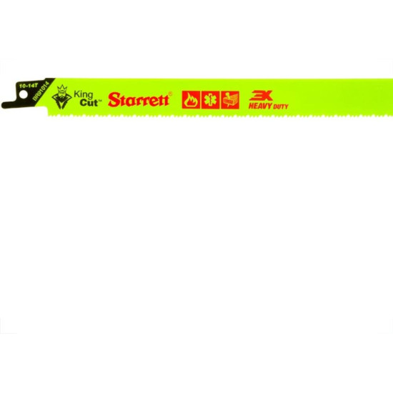 Lamina Serra Sabre Starrett 228Mm/9'' Bi-Metal King-Cut 2 Pecas 10-14 Dentes Br91014-2 Lamina Serra Sabre Starrett 228Mm/9'' Bi-Metal King-Cut 2 Pecas 10-14 Dentes Br91014-2