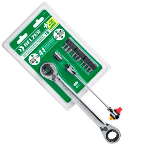 Chave Estrela Belzer Com Catraca Quadbox 8-19Mm Com 13 Pecas 85210Dbj Chave Estrela Belzer Com Catraca Quadbox 8-19Mm Com 13 Pecas 85210Dbj