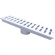 Ralo Linear Ferplastik Caixa Coletora 15X 50Cm Com Grelha Branca Prb098 Ralo Linear Ferplastik Caixa Coletora 15X 50Cm Com Grelha Branca Prb098