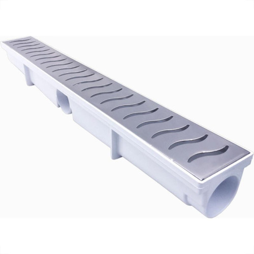 Ralo Linear Modulavel Ferplastik 6X50Cm Grelha De Inox 650Xb Ralo Linear Modulavel Ferplastik 6X50Cm Grelha De Inox 650Xb