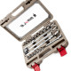 Jogo Soquete Estriado 1/2'' Mayle 23 Pecas 8-32Mm 110023 Jogo Soquete Estriado 1/2'' Mayle 23 Pecas 8-32Mm 110023