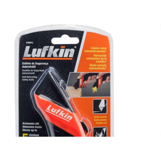 Estilete Autoretratil Seguranca Lufkin Ets001L Estilete Autoretratil Seguranca Lufkin Ets001L
