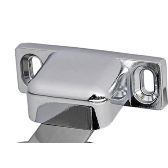 Fixador Porta Silvana Magnetico Zamac Niquelado Encartelado Com 1 Peca 96283 Fixador Porta Silvana Magnetico Zamac Niquelado Encartelado Com 1 Peca 96283