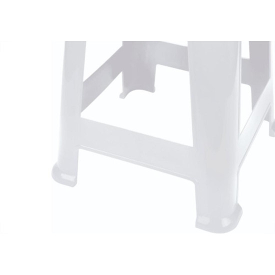 Banqueta Plastica Mor Branca 120Kg Banqueta Plastica Mor Branca 120Kg