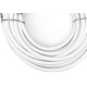Fio Coaxial Rg 06 Com Conector Branco 67 100pcs 15M 3240