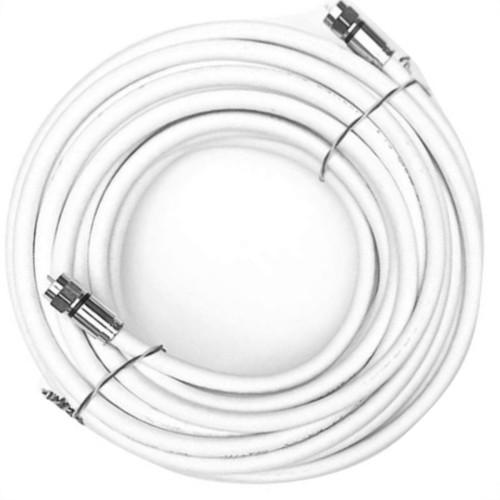 Fio Coaxial Rg 06 Com Conector Branco 67 100pcs 25M 3242 Fio Coaxial Rg 06 Com Conector Branco 67 100pcs 25M 3242