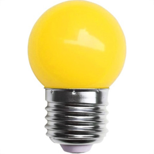 Lampada Led Bolinha Galaxy E27 3Wx127V Amarelo 1233 - Kit C/10 Lampada Led Bolinha Galaxy E27 3Wx127V Amarelo 1233 - Kit C/10