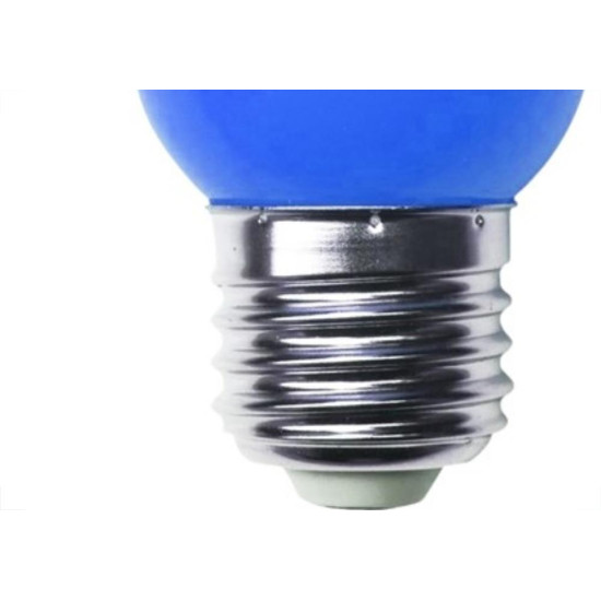 Lampada Led Bolinha Galaxy E27 3Wx127V Azul 1231 - Kit C/10  Lampada Led Bolinha Galaxy E27 3Wx127V Azul 1231 - Kit C/10