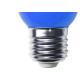 Lampada Led Bolinha Galaxy E27 3Wx127V Azul 1231 - Kit C/10  Lampada Led Bolinha Galaxy E27 3Wx127V Azul 1231 - Kit C/10