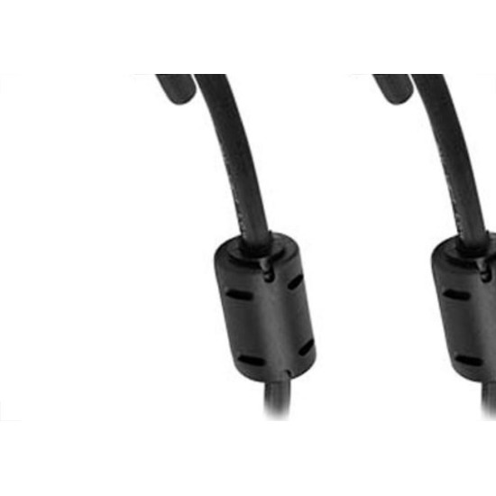 Cabo Vga Info - Vga Macho + Vga Macho - Com Filtro - Preto - 2M 018-9572 Cabo Vga Info - Vga Macho + Vga Macho - Com Filtro - Preto - 2M 018-9572