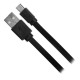 Cabo Tipo C Mobile - Tipo C + Usb A Macho - 5Gb - 1.20M - Preto 018-0038 Cabo Tipo C Mobile - Tipo C + Usb A Macho - 5Gb - 1.20M - Preto 018-0038