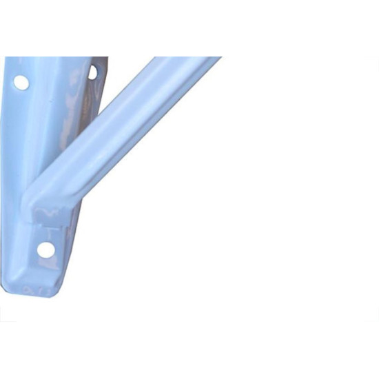 Suporte Prateleira Fercar Com Reforco Branca 04 X 06 29 - Kit C/24 Suporte Prateleira Fercar Com Reforco Branca 04 X 06 29 - Kit C/24