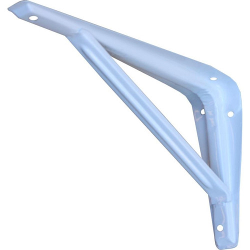 Suporte Prateleira Fercar Com Reforco Branca 06 X 08 31 - Kit C/24 Suporte Prateleira Fercar Com Reforco Branca 06 X 08 31 - Kit C/24