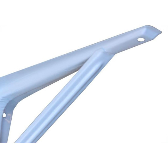 Suporte Prateleira Fercar Com Reforco Branca 06 X 08 31 - Kit C/24 Suporte Prateleira Fercar Com Reforco Branca 06 X 08 31 - Kit C/24