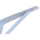 Suporte Prateleira Fercar Com Reforco Branca 08 X 10 32 - Kit C/24 Suporte Prateleira Fercar Com Reforco Branca 08 X 10 32 - Kit C/24