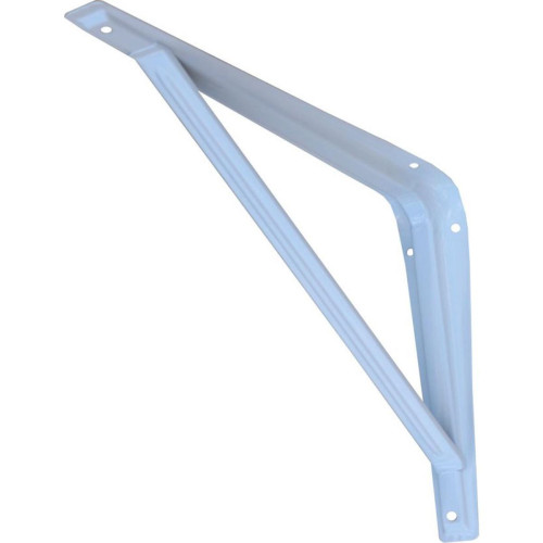 Suporte Prateleira Fercar Com Reforco Branca 10 X 12 33 - Kit C/24 Suporte Prateleira Fercar Com Reforco Branca 10 X 12 33 - Kit C/24