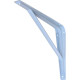 Suporte Prateleira Fercar Com Reforco Branca 12 X 14 34 - Kit C/24 Suporte Prateleira Fercar Com Reforco Branca 12 X 14 34 - Kit C/24