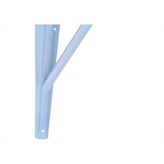 Suporte Prateleira Fercar Com Reforco Branca 12 X 14 34 - Kit C/24 Suporte Prateleira Fercar Com Reforco Branca 12 X 14 34 - Kit C/24