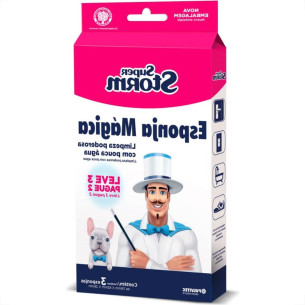 Esponja Magica Pulvitec Super Storm Com 3 Pecas Fm004