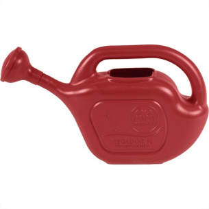 Regador Plastico Metasul 05 Litros Vermelho   13201004