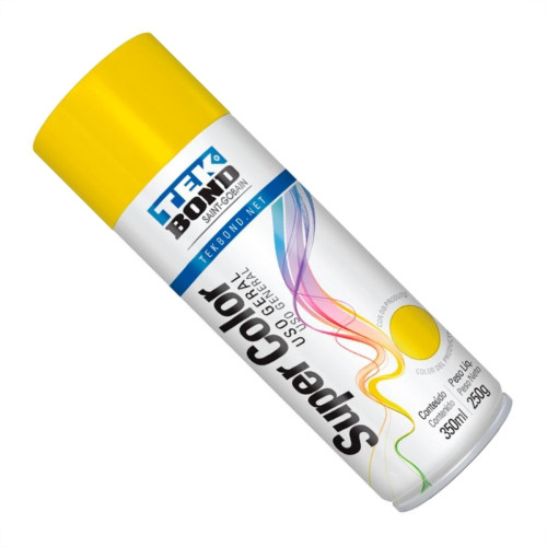 Tinta Spray Tekbond Amarelo 350Ml Tinta Spray Tekbond Amarelo 350Ml