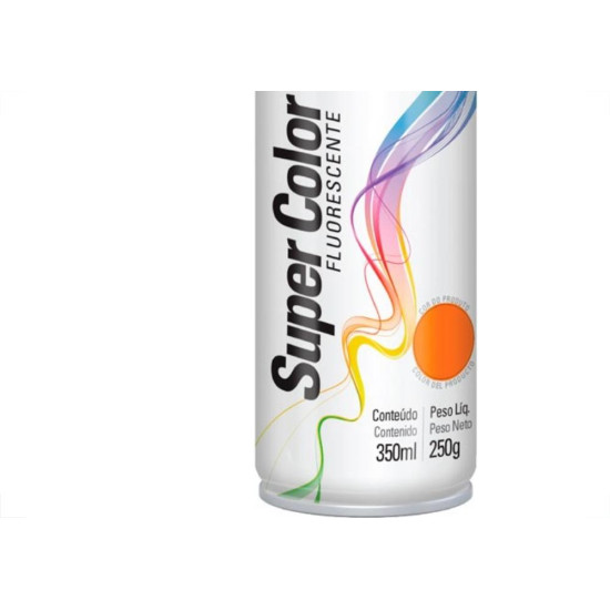 Tinta Spray Tekbond Laranja Fluorescente 350Ml 