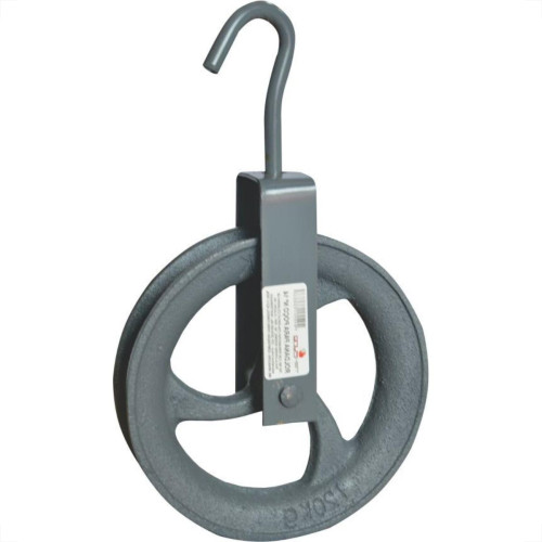 Roldana Para Poco Tekfund 14Cm Capacidade 120Kg ''Gancho'' 25 Roldana Para Poco Tekfund 14Cm Capacidade 120Kg ''Gancho'' 25