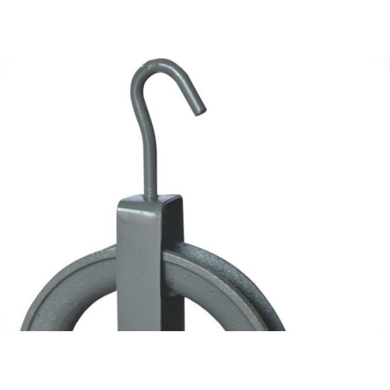 Roldana Para Poco Tekfund 16Cm Capacidade 120Kg ''Gancho'' 26 Roldana Para Poco Tekfund 16Cm Capacidade 120Kg ''Gancho'' 26