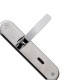 Fechadura Silvana Italy 1300 Inox Interna Alavanca Cromada 97075 Fechadura Silvana Italy 1300 Inox Interna Alavanca Cromada 97075