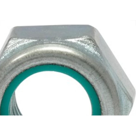 Porca Travante Com Nylon Newfix 08X1,25 200 Pecas Porca Travante Com Nylon Newfix 08X1,25 200 Pecas