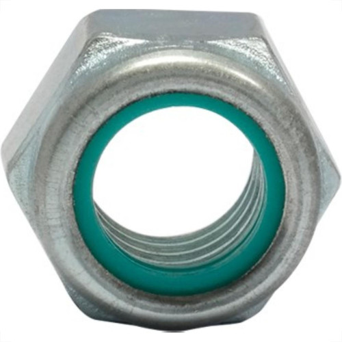 Porca Travante Com Nylon Newfix 1/2''Nc % Porca Travante Com Nylon Newfix 1/2''Nc %