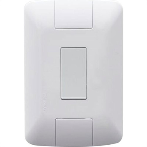 Conjunto Tramontina Aria 4X2 Branco Com Placa (1 Simples) 57241/001 Conjunto Tramontina Aria 4X2 Branco Com Placa (1 Simples) 57241/001