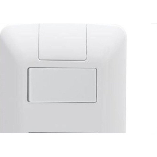 Conjunto Tramontina Aria 4X2 Branco Com Placa (2 Paralelos) 57241/041