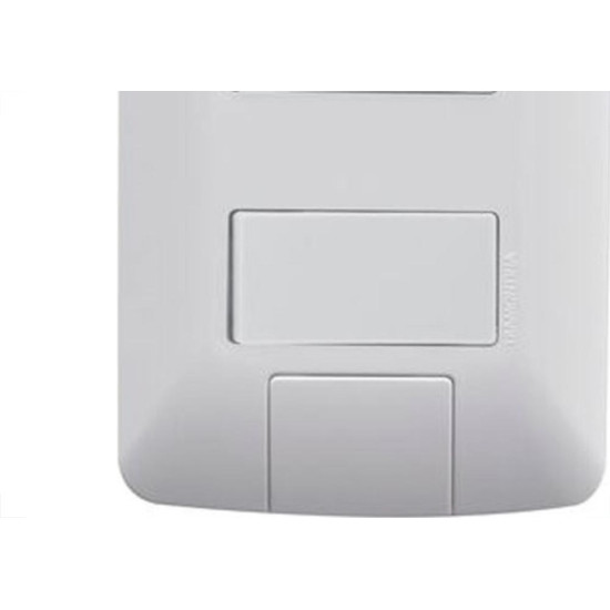 Conjunto Tramontina Aria 4X2 Branco Com Placa (2 Simples) 57241/040