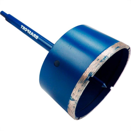 Serra Copo Diamantada Com Haste Brasfort 108Mm Secoagua 7951