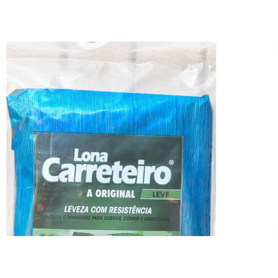 Lona Carreteiro Itap/Boomera Azul 6 X 5M 65Mic .Pa