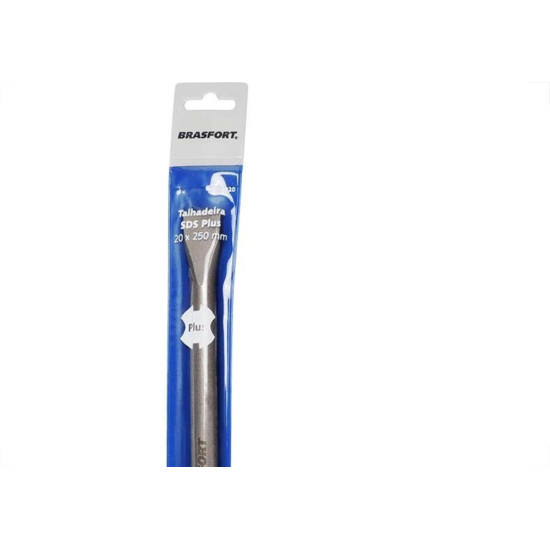 Talhadeira Para Martelete Brasfort Sds Plus 20X250 7920 Talhadeira Para Martelete Brasfort Sds Plus 20X250 7920