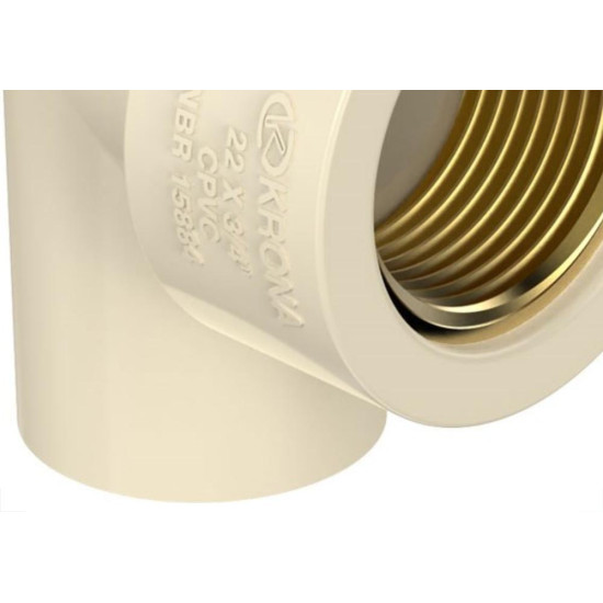 Cotovelo 90° Transicao Krona Ultraterm 22X1/2 1351 Cotovelo 90° Transicao Krona Ultraterm 22X1/2 1351