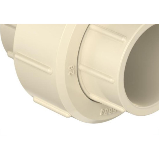 Uniao Krona Ultraterm Femea Femea Cpvc Dn22 1380 Uniao Krona Ultraterm Femea Femea Cpvc Dn22 1380