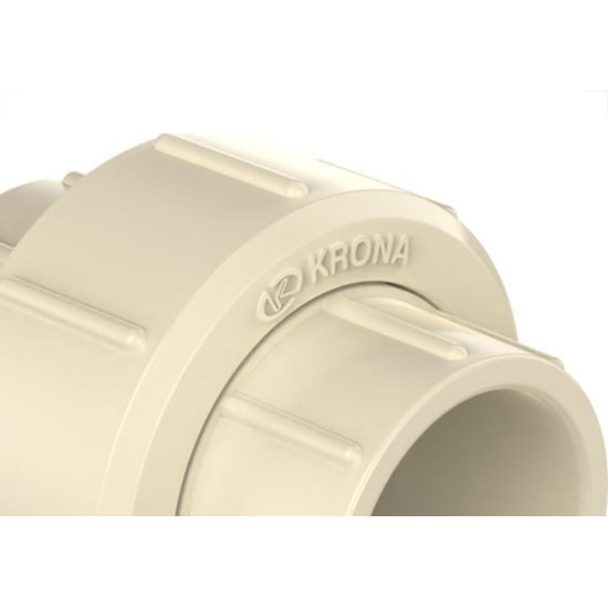 Uniao Krona Ultraterm Femea Femea Cpvc Dn22 1380 Uniao Krona Ultraterm Femea Femea Cpvc Dn22 1380