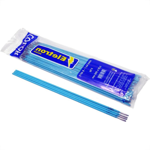 Eletrodo Eletron Ac 6013 Azul 2,50Mm Pacote 1Kg - Kit C/2 Eletrodo Eletron Ac 6013 Azul 2,50Mm Pacote 1Kg - Kit C/2
