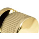 Botao Frances Go2Home Estriado Abs Dourado 01.21.050 - Kit C/25 Botao Frances Go2Home Estriado Abs Dourado 01.21.050 - Kit C/25