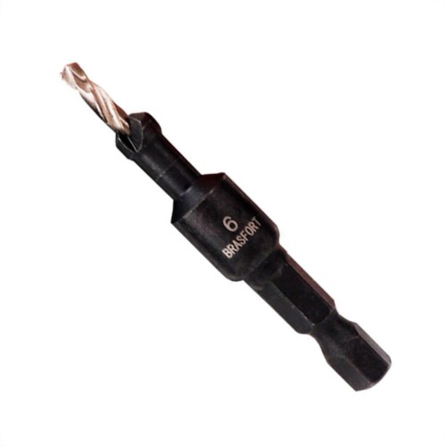 Broca Escariadora Brasfort Para Madeira 6Mm 7966 Broca Escariadora Brasfort Para Madeira 6Mm 7966