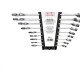 Chave Combinada Gedore Red 6A22 14B Kit Com 12Pecas Chave Combinada Gedore Red 6A22 14B Kit Com 12Pecas