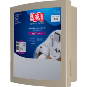 Armario Plastico Herc Tivoli Externo/Embutir 33,8X32,2 Bege 