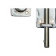 Fechadura Trinco Para Porta Camarao Ursich Cromado Com Kit En.14.05.008 Fechadura Trinco Para Porta Camarao Ursich Cromado Com Kit En.14.05.008