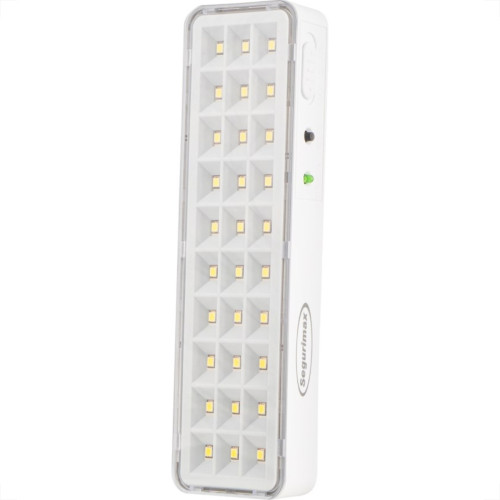 Luminaria Emergencia Segurimax 30 Led Super Slim Automatica 36004 Luminaria Emergencia Segurimax 30 Led Super Slim Automatica 36004
