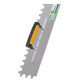 Desempenadeira Aco Castor Dentada Em ''U'' 10X35Cm Com Cabo Plastico 513 Desempenadeira Aco Castor Dentada Em ''U'' 10X35Cm Com Cabo Plastico 513