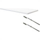 Prateleira Multiivisao Suporte Invisivel 25X 80 Branca Pbs-2580-Uv-Br Prateleira Multiivisao Suporte Invisivel 25X 80 Branca Pbs-2580-Uv-Br