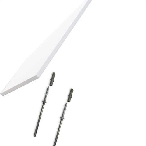 Prateleira Multiivisao Suporte Invisivel 25X100 Branca Pbs-25100-Uv-Br Prateleira Multiivisao Suporte Invisivel 25X100 Branca Pbs-25100-Uv-Br